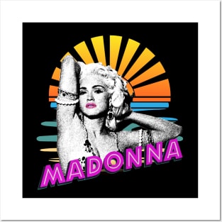 Madonna // Sunset 80s Retro Posters and Art